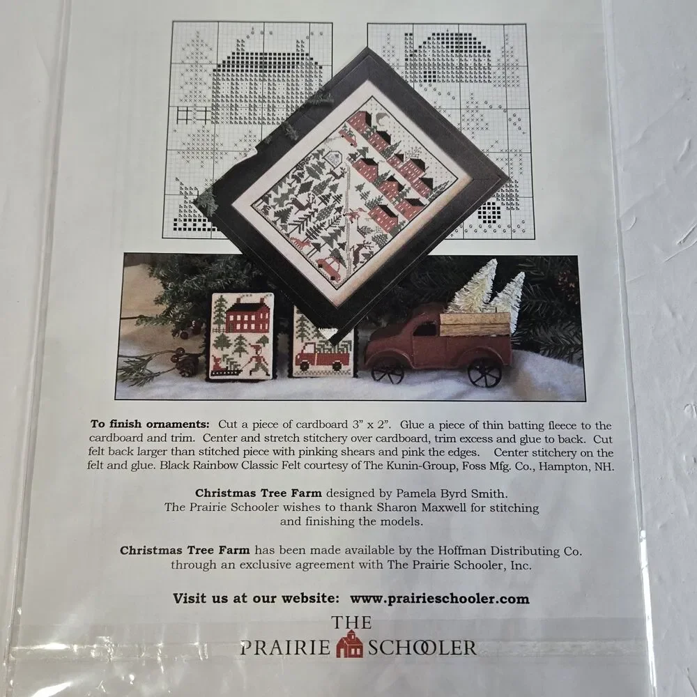 Prairie Schooler Cross Stitch Patterns 198 Christmas Tree Farm 133 Winter Wind